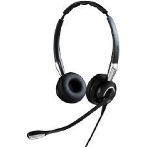 JABRA BIZ 2400 II DUO CUFFIE CON MICROFONO UC BRACCETTO FLEX MICRO 82 E-STD NERO